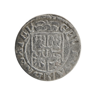 One-and-a-half thaler; maker: Ernest Pfahler. Obverse: under the ducal mitre a five-field heraldic