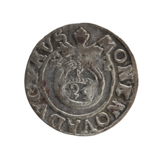 One-and-a-half; maker Ernest Pfahler. Department of Coins of Lands Associated with Poland. Coin for