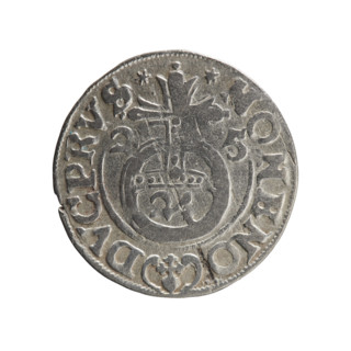 George William Hohenzollern (Elector of Brandenburg; Duke of Prussia; 1620–1640). Obverse: Under