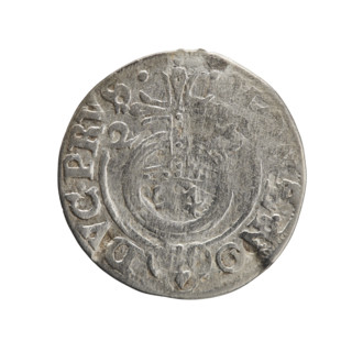 one and a half, orb of rule (iconographic), cross (iconographic), George William Hohenzollern