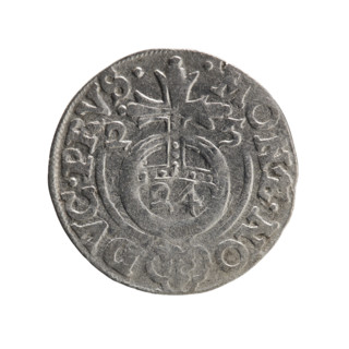 One-and-a-half (3/24) coin, Ernest Pfahler? (maker unknown), Department of Coins of Lands
