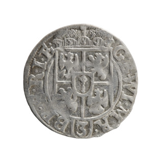 one-and-a-half, cross (iconographic), orb of rule (iconographic), George William of Hohenzollern