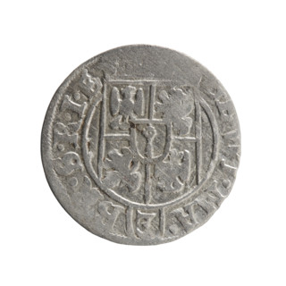 One-and-a-half, Ernest Pfahler, Department of Coins of Lands Associated with Poland, cross
