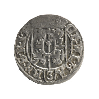 One-and-a-half (coin). Maker: Ernest Pfahler. Department of Coins of Lands Associated with Poland.