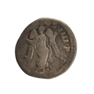 denarius, Trajan (53–117; Roman emperor 98–117); obverse: bust of the emperor Trajan in a laurel