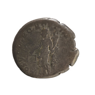 Denarius, Trajan (53–117), obverse: IMP TRAIANO AVG GER — bust of the emperor with laurel wreath