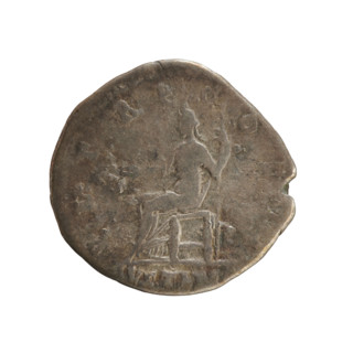 Denarius, Hadrian (76–138; Roman emperor 117–138). Obverse: bust of the emperor with a laurel