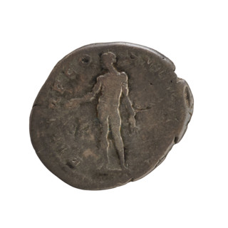 Denarius, Trajan (53–117; Roman emperor 98–117). Obverse: bust of the emperor with laurel wreath