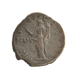 Denarius, Hadrian (76–138; Roman emperor 117–138). Obverse: Bust of the emperor with a laurel