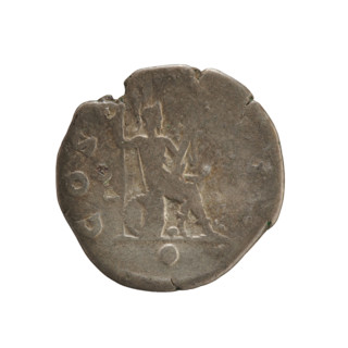 Denarius, Hadrian (76–138; Roman emperor 117–138). Obverse: Emperor's bust in a laurel wreath