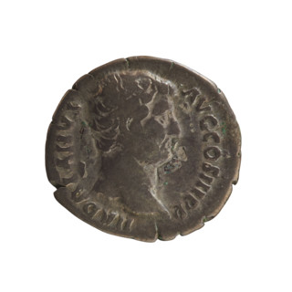 Denarius, Hadrian (76–138; Roman emperor 117–138). Obverse: HADRIANVS AVG COS III PP — emperor's
