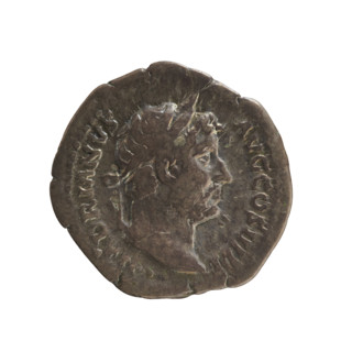 Denarius, Hadrian (76–138; Roman emperor 117–138). Obverse: HADRIANVS AVG COS III PP — Emperor's