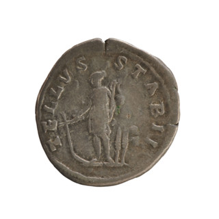denarius, Hadrian (76–138; Roman emperor 117–138); obverse: HADRIANVS AVG COS III PP — emperor's
