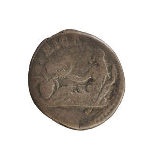 Denarius, Hadrian (76–138; Roman emperor 117–138). Obverse: HAD. AVG COS III PP — Head of the