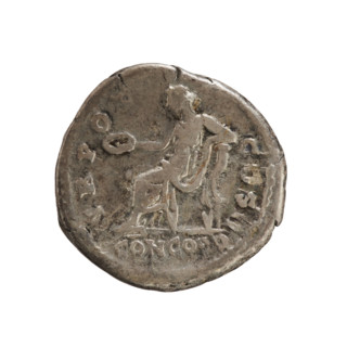 Denarius, Aelius (101–138; successor of Hadrian 136–138). Obverse: Head of Aelius right,