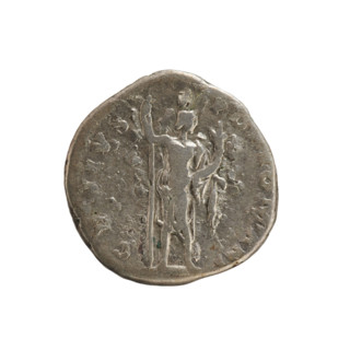 denarius, Antoninus Pius (86–161; Roman emperor 138–161); obverse: bust of Antoninus Pius right,