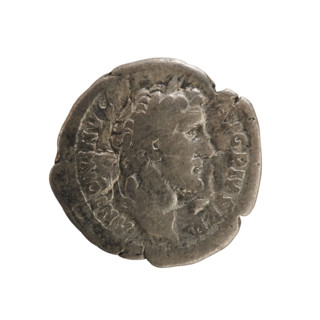 Denarius, Antoninus Pius (86–161; Roman Emperor 138–161). Obverse: Emperor's head with a laurel