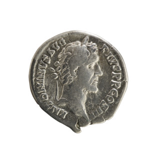 Denarius, Antoninus Pius (86–161; Roman emperor 138–161). Obverse: Emperor's head right with laurel