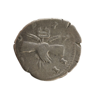 Denarius, Antoninus Pius (86–161; Roman Emperor 138–161). Obverse: Emperor's head right in a laurel