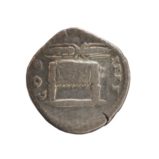 Denarius of Antoninus Pius (86–161; Roman emperor 138–161). Obverse: ANTONINVS AVG PI, head of the