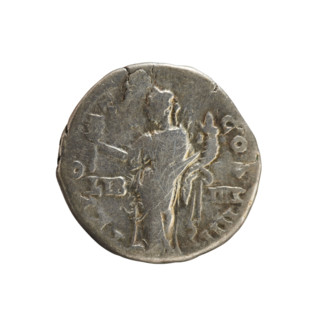 denarius, Antoninus Pius (86–161; Roman emperor 138–161) — iconography: imperial busts, Liberalitas