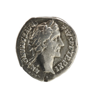 Denarius, Antoninus Pius (86–161; Roman emperor 138–161). Obverse: ANTONINVS AVG PIVS PP TR P XI —