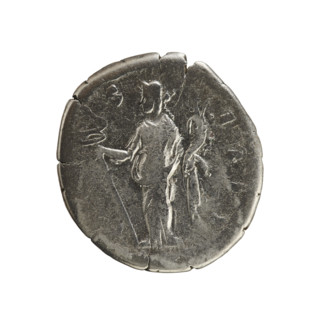 Denarius, Antoninus Pius (86–161; Roman Emperor 138–161). Obverse: Emperor's head in a laurel