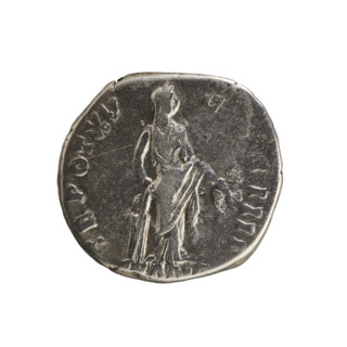 Denarius, Antoninus Pius (86–161; Roman emperor 138–161). Obverse: IMP CAES T AEL HADR A, AVG PIVS