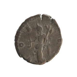 Denarius, Antoninus Pius (86–161; Roman emperor 138–161). Obverse: Head of the emperor in a laurel