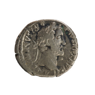 Denarius, Antoninus Pius (86–161; Roman emperor 138–161). Obverse: bust of the emperor wearing a