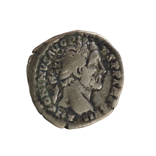 denarius, Antoninus Pius (86–161; Roman emperor 138–161). Obverse: ANTONINVS AVG PIVS PP TR P XVII.