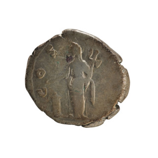 Denarius, Antoninus Pius (86–161; Roman emperor 138–161). Obverse: Emperor's head in a laurel