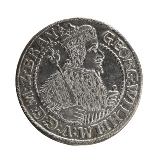 Obv. Bust facing right in mitre and electoral mantle. In the right hand a sceptre, the left resting