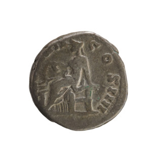 Denarius, Antoninus Pius (86–161; Roman emperor 138–161). Obverse: Emperor's head in a laurel