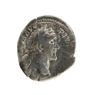 Denarius, Antoninus Pius (86–161; Roman emperor 138–161). Obverse: NINVS AVG PIVS PP IMP, emperor's