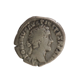 Denarius of Antoninus Pius (86–161; Roman emperor 138–161). Silver coin, 159–160 CE, Roman Imperial