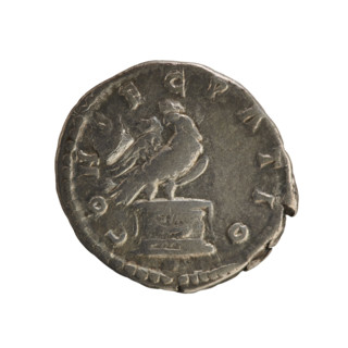 Denarius, posthumous issue of Antoninus Pius (86–161; Roman emperor 138–161) and Marcus Aurelius