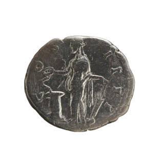 Denarius, Antoninus Pius (86–161; Roman emperor 138–161). Obverse: Emperor's head with a laurel