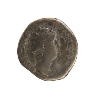 Denarius, Antoninus Pius (86–161; Roman emperor 138–161), Faustina the Elder (98–141; Roman empress