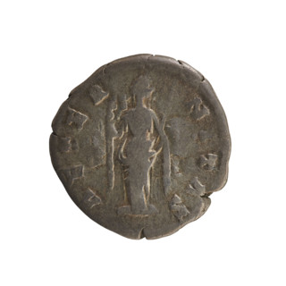 denarius, Antoninus Pius (86–161; Roman emperor 138–161), Faustina the Elder (98–141; Roman empress