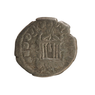 Denarius, after 141. Obverse: bust of Empress Faustina the Elder (98–141) facing right, draped,