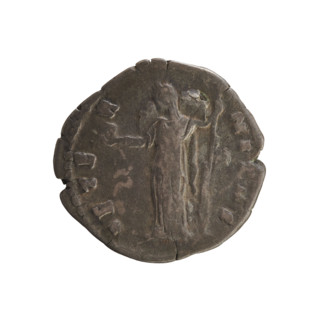 denarius, Antoninus Pius (86–161; Roman emperor 138–161), Faustina the Elder (98–141; Roman empress