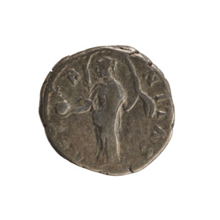 denarius, Antoninus Pius (86–161; Roman emperor 138–161), Faustina the Elder (98–141; Roman empress
