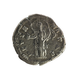 Denarius of Antoninus Pius (86–161; Roman emperor 138–161) and Faustina the Elder (98–141; Roman