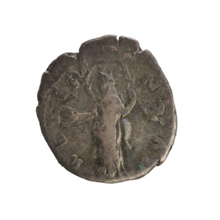 Denarius, after 141, Rome, Roman Empire (27 BC–476). Obverse: Bust of Faustina the Elder (98–141;