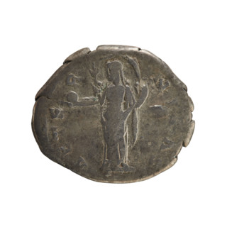 Denarius, after 141. Rome, Roman Empire (27 BC–476). Silver coin (2.90 g, axis 180°). Obverse: DIVA