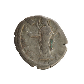 Denarius, Antoninus Pius (86–161; Roman emperor 138–161), Faustina the Elder (98–141; Roman empress