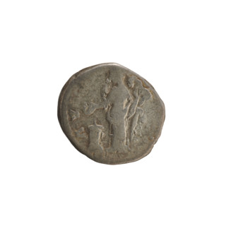 denarius, Antoninus Pius (86–161; Roman emperor 138–161), Faustina the Elder (98–141; Roman empress