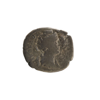 Denarius, Antoninus Pius (86–161; Roman emperor 138–161), Faustina the Elder (98–141; Roman empress