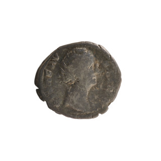 Denarius, Antoninus Pius (86–161; Roman emperor 138–161), Faustina the Elder (98–141; Roman empress